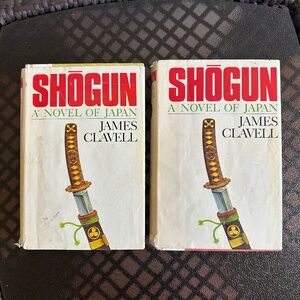 Shogun A Novel of Japan Vol. 1 & 2 by James Clavell 1975 Hardcovers